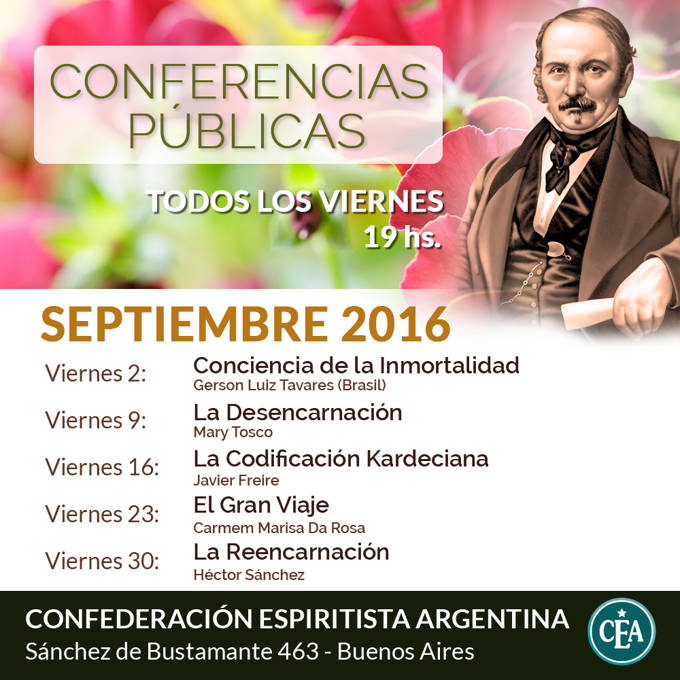 conferencias de la CEA septiembre 2016